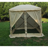 Premium Mesh-Covered Fire-Resistant Tent – Durable & Spacious Shelter 244*244*240cm With Rope And Pegs