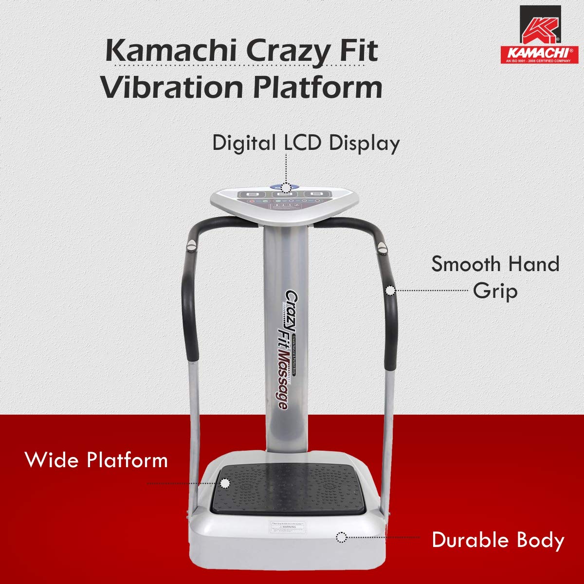 Endurance Crazy Fit Vibration Massager - 150kg Max Weight  Afrofit GymStore