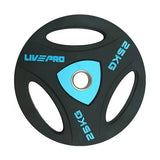 LIVEPRO TRAINING OLYMPIC URETHANE TRIP GRIP PLATE PAIR LP8020