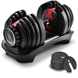 Premium 24kg Adjustable Dumbbell. Price is per 1 dumbbell set not sold in pairs