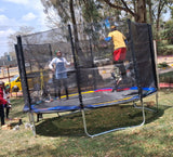 Commercial Grade Heavy Duty Outdoor Kids Play Bouncomg Castle Trampoline With Net 14 Feet