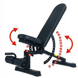DV DECLINE TO INCLINE PIN ADJUSTABLE DUMBBELL WEIGHT BENCH