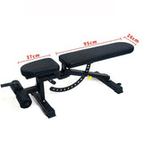 DV DECLINE TO INCLINE PIN ADJUSTABLE DUMBBELL WEIGHT BENCH