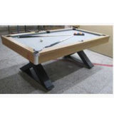 Pooltable 7 Ft, With Full Accessories Grey Velvet Play Surface on MDF, X Legs