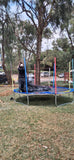 10 Feet Commercial Grade Heavy Duty Outdoor Kids Play Bouncomg Castle Trampoline With Net - Afrofit GymStore