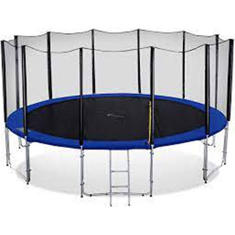 14 Feet Commercial Grade Heavy Duty Outdoor Kids Play Bouncomg Castle Trampoline With Net - Afrofit GymStore
