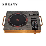 Sokany Multi-functional touch electric ceramic cooker intelligent light wave high-power induction cooker