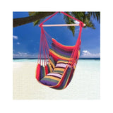 Hanging Rope Swing / Hammock Chair With 2 Cushions & Wooden Stick