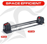 24KG ELEMENT SET Sectorized Adjustable Smart Barbell Dumbbell Kettlebell set - Afrofit GymStore