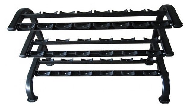 3 Tier Commercial 12 Pair Dumbbell Rack IFx - Afrofit GymStore