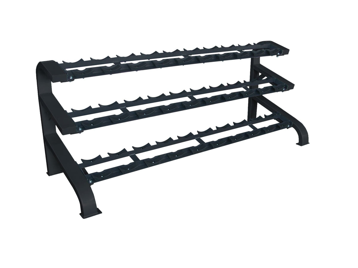 3 Tier Commercial 12 Pair Dumbbell Rack IFx - Afrofit GymStore