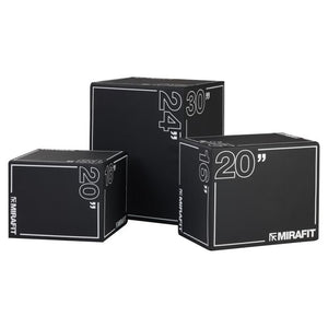 3in1 Covered Wooden Plyo Jump Box (3 Size Choices) - Afrofit GymStore