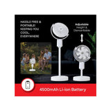 Sanford Stand Fan 10" Rechargeable SF6659RSFN (2YR WRTY)