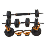 50KG Adjustable Dumbbell Kettlebell Barbell Set, 6 in 1 Set9 - Afrofit GymStore