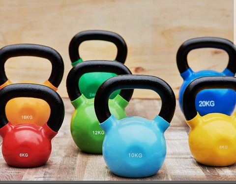 EXERCISE COATED KETTLE BELLS