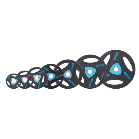 LIVEPRO TRAINING OLYMPIC URETHANE TRIP GRIP PLATE PAIR LP8020