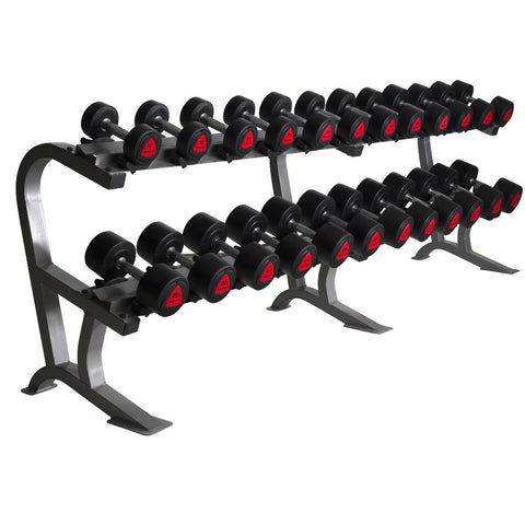 12 PAIR DUMBBELL RACK WITH WEIGHT PAIR SETS 500KG TOTAL