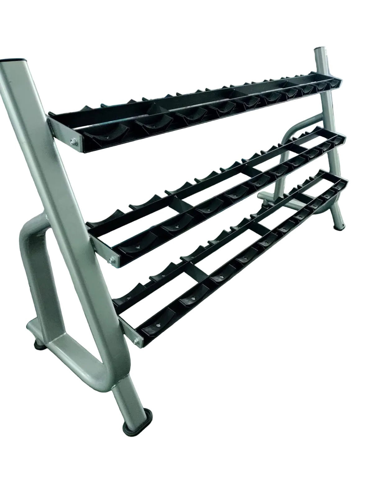 A - Fit 3 Tier Commercial 15 Pair Dumbbell Rack - Afrofit GymStore