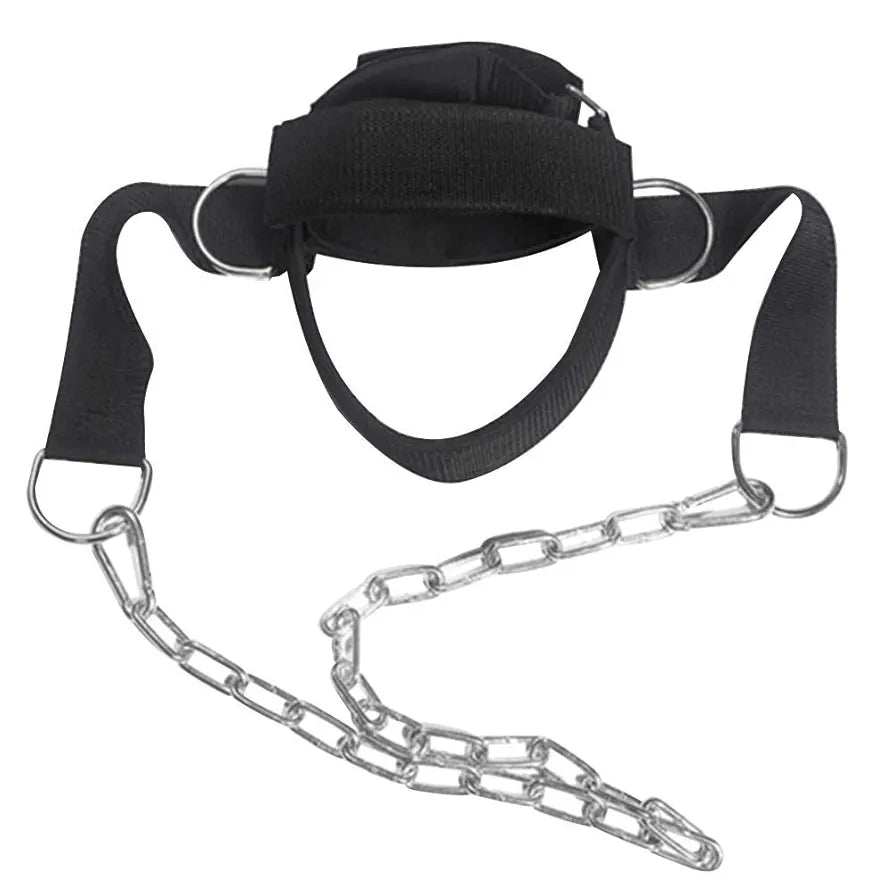 Adjustable Head Harness Exerciser with Chain KFit - Afrofit GymStore