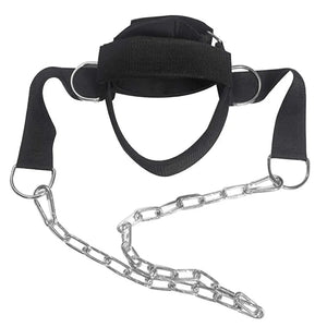 Adjustable Head Harness Exerciser with Chain KFit - Afrofit GymStore