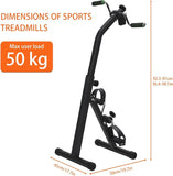 Adjustable Resistance Arm and Leg Pedal Exerciser, Upper Lower Limb Rehab Equipment, Mini Exercise Bike for Home - Afrofit GymStore