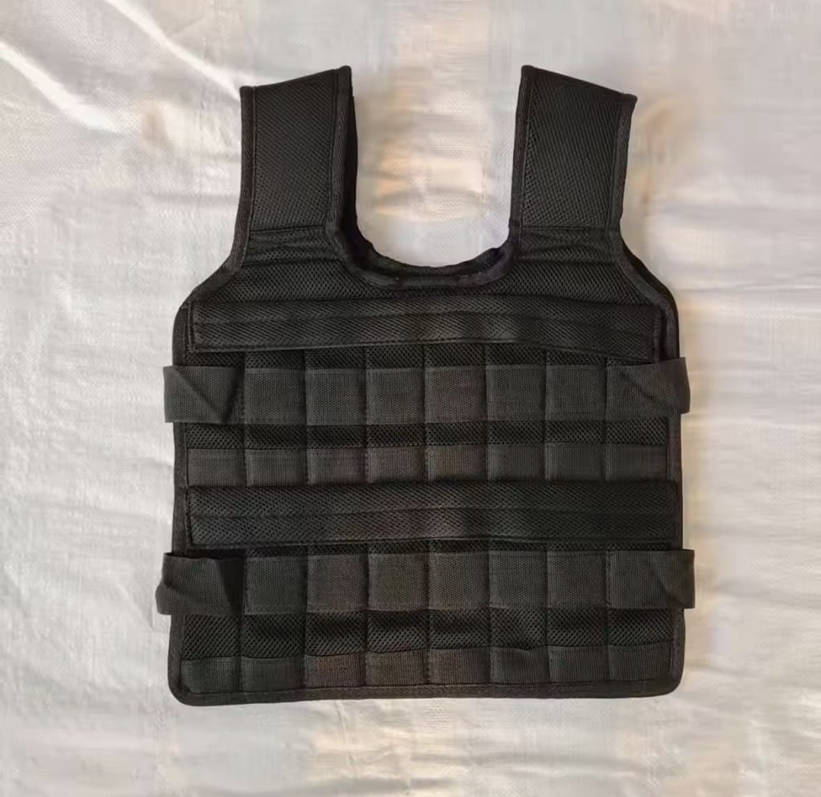 Adjustable TRAINING WEAR RESISTANT ADJUSTABLE POUCH WEIGHTED VEST - Afrofit GymStore