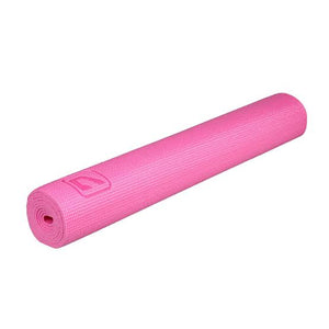 ANTI - SLIP YOGA SPORTS EXERCISE MAT 4MM PINK - Afrofit GymStore