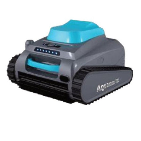 Aquajack 800 Cordless Robotic Pool Cleaner Climbing The Wall, Cleaning The Floor & Waterline - Afrofit GymStore