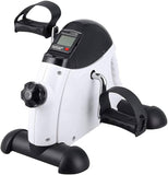 Bike Pedal Mini Exercise Bike With Meter White - Afrofit GymStore