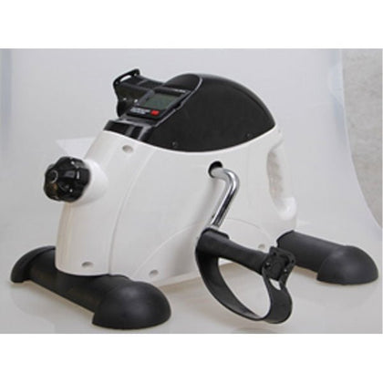 Bike Pedal Mini Exercise Bike With Meter White - Afrofit GymStore