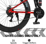 BNQMTB Folding Fat Tire, 26" High Carbon Steel Frame Mountain Bike - Afrofit GymStore