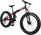 BNQMTB Folding Fat Tire, 26" High Carbon Steel Frame Mountain Bike - Afrofit GymStore