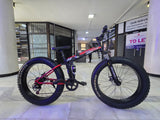 BNQMTB Folding Fat Tire, 26" High Carbon Steel Frame Mountain Bike - Afrofit GymStore