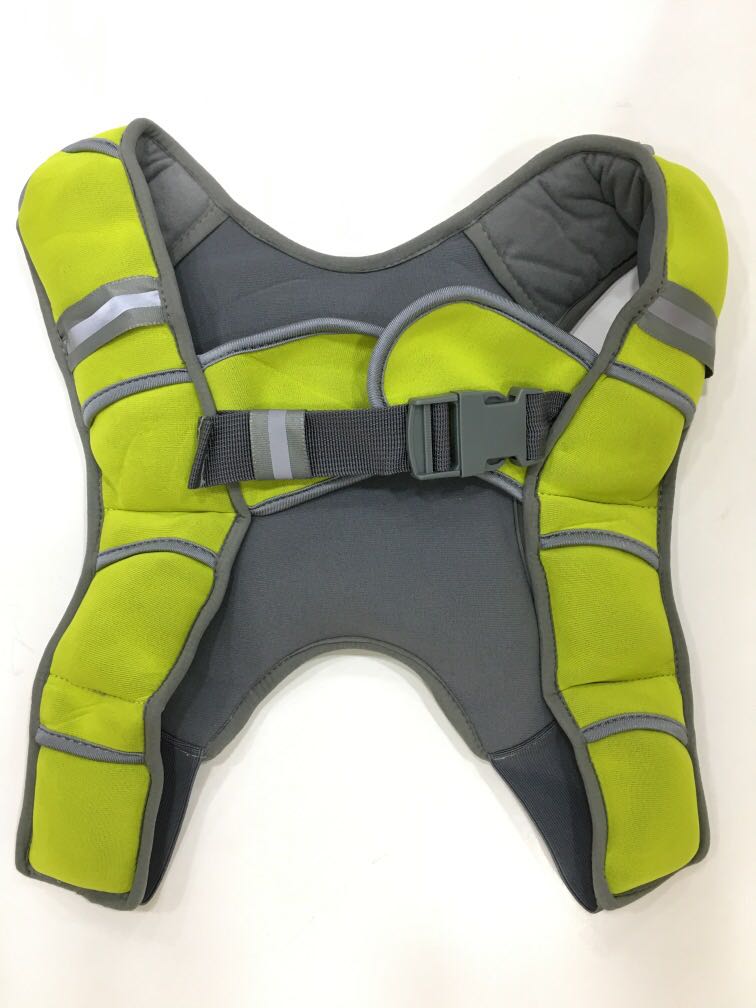 Body Sculpture Vest weighted Pocker Adjustable 4 - 8KG Unisex Adult, Green/Grey) - Afrofit GymStore