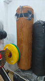 BOXING PROFESSIONAL LEATHER PUNCHING BAG 50KG - Afrofit GymStore