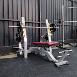 Commercial 3 - way Hoist Adjustable Olympic Bench - Decline to Incline - Afrofit GymStore