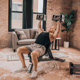 COMMERCIAL FLAT TO INCLINE ADJUSTABLE DUMBBELL WEIGHT BENCH - Afrofit GymStore