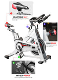 Crystal X - 5 Commercial 20kg FlyWheel Spin Bike KFx - Afrofit GymStore
