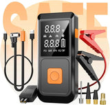 Digital Car Battery Jump Starter with Air Compressor, 4000A 12V Car Battery Jumper with 150PSI Inflator - Afrofit GymStore