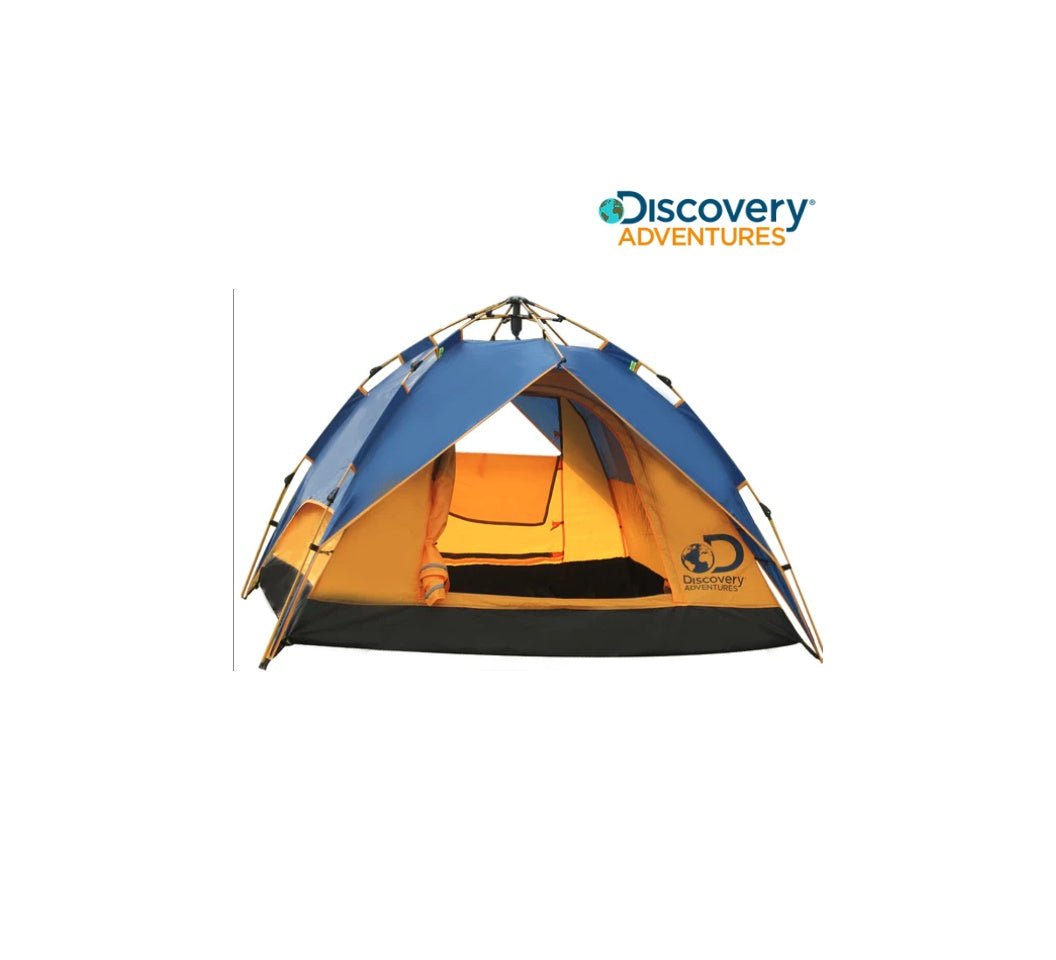 Discovery Adventures Camping Tent Pop Up (Can fit upto 4 man persons) - Afrofit GymStore