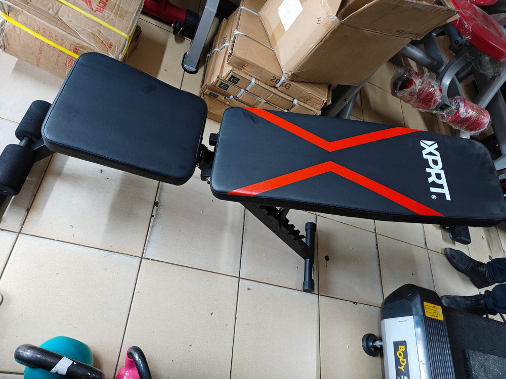 DOMESTIC DECLINE TO INCLINE ADJUSTABLE FOLDING DUMBBELL WEIGHT BENCH - Afrofit GymStore