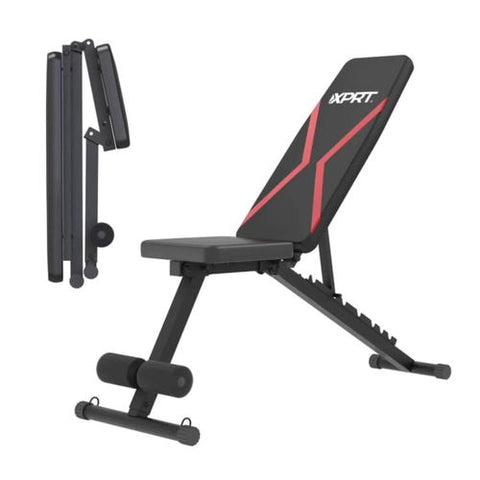 DOMESTIC DECLINE TO INCLINE ADJUSTABLE FOLDING DUMBBELL WEIGHT BENCH - Afrofit GymStore