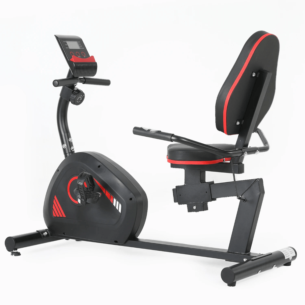 Domestic Home Fitness Exercise Recumbent Bike with Adjustable Magnetic Resistance - Afrofit GymStore