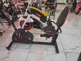 Domestic Home Fitness Exercise Recumbent Bike with Adjustable Magnetic Resistance - OK1715 - Afrofit GymStore