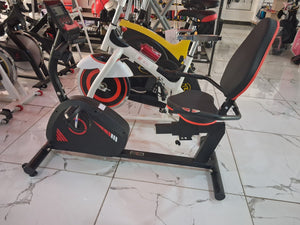 Domestic Home Fitness Exercise Recumbent Bike with Adjustable Magnetic Resistance - OK1715 - Afrofit GymStore