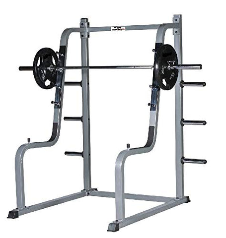 Domestic Power Squat Rack Power Cage with Weight Storage. No bar and weights - Afrofit GymStore