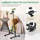 Double Mini Bike Pedal Exerciser with Hand Pedal Without Meter - Afrofit GymStore