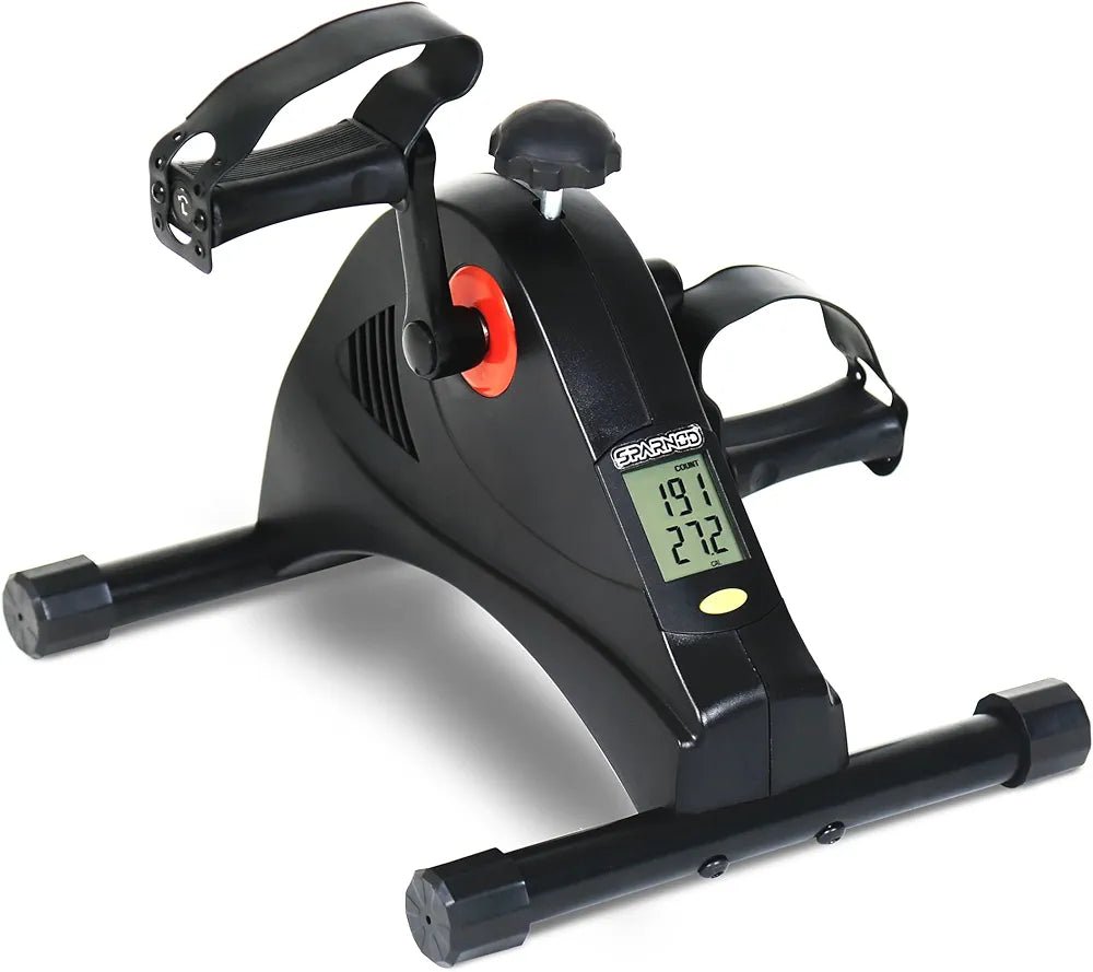 Fitness SMB Series Mini Cycle Pedal Exerciser with Adjustable Resistance and LCD Monitor for Home and Office - Afrofit GymStore