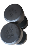 FIXED ROUND RUBBER COATED ERGONOMIC DUMBBELL PAIR - Afrofit GymStore