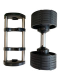 Flexibell Dumbbells upto 24kg Quickly Adjustable Sectorized Set. Sold as on pc - Afrofit GymStore